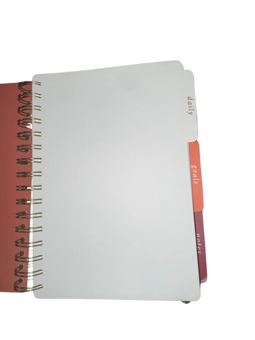 Goals & Notes Spiral Notebook - Picture 2 of 7